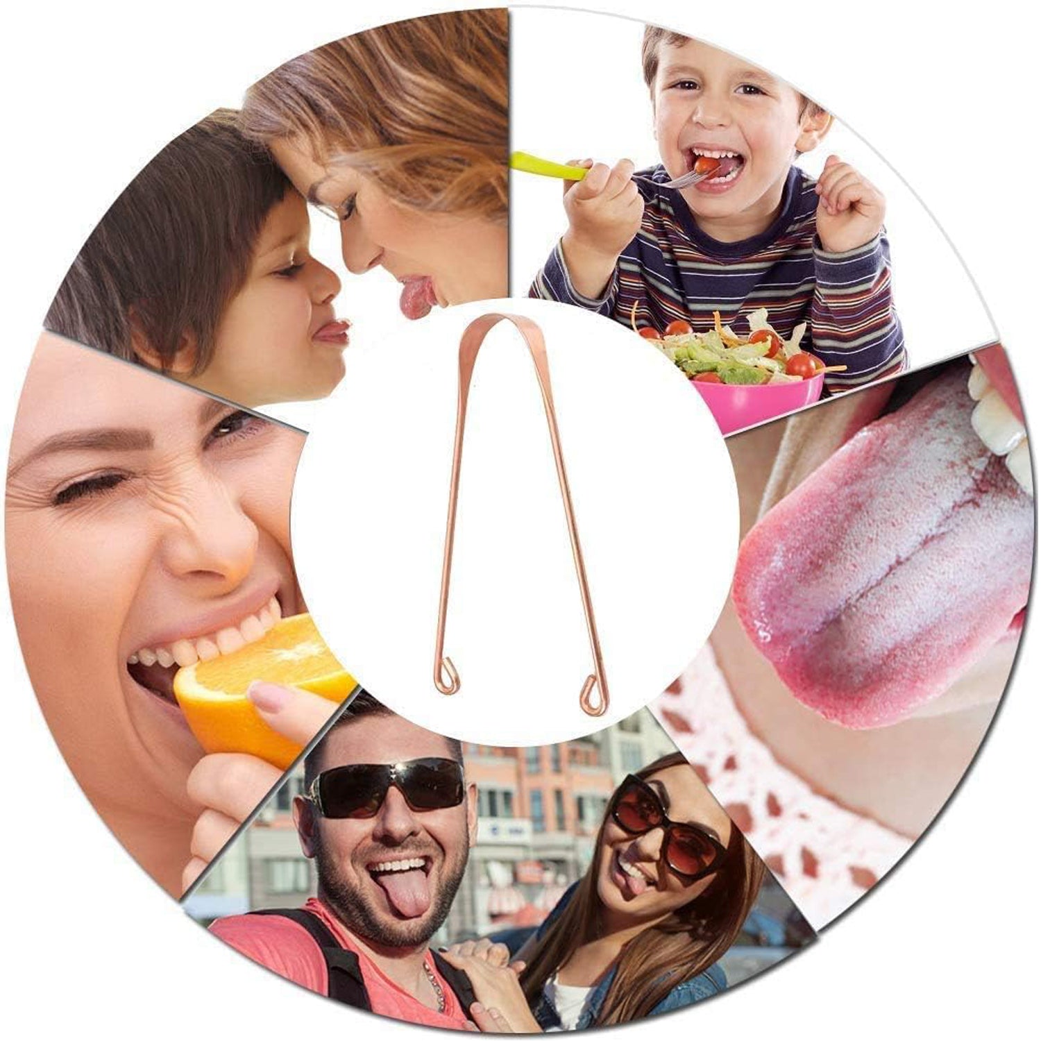 Tongue Cleaner For Kids & Adults | Tongue Scraper For Bad Breath, Maintain Oral Hygiene for Daily Use | for Fresh Breath & Bacteria Removal | Improved Taste (Steel, Copper, Tongue Cleaner / 1 Pc) Tongue Cleaner For Kids & Adults | Tongue Scraper For Bad Breath, Maintain Oral Hygiene for Daily Use | for Fresh Breath & Bacteria Removal | Improved Taste (Steel, Copper, Tongue Cleaner / 1 Pc)